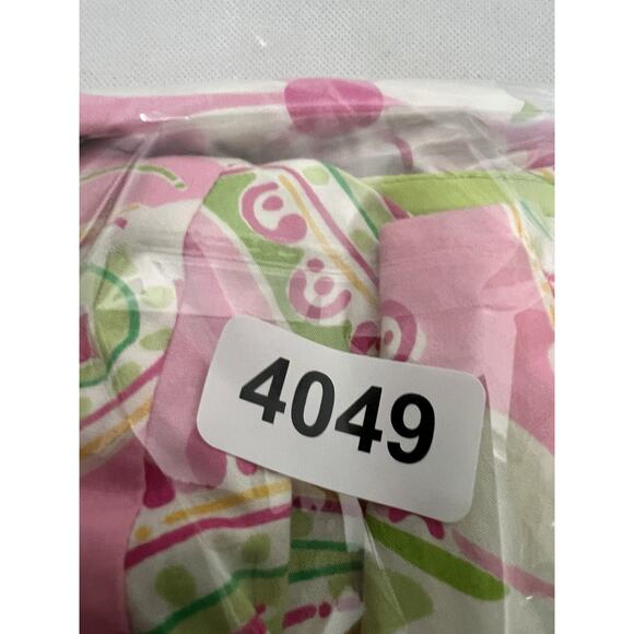 Vtg 80’s Lilly Pulitzer Shift Dress Pink & Green Paisley Floral Mini Size 10 - Picture 9 of 9